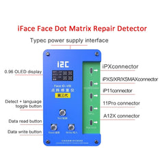 i2C IFace-V8i 3rd Face ID Dot Matrix Projection Repair Programmer With Flex Cable For iPhone X-12 Pro max