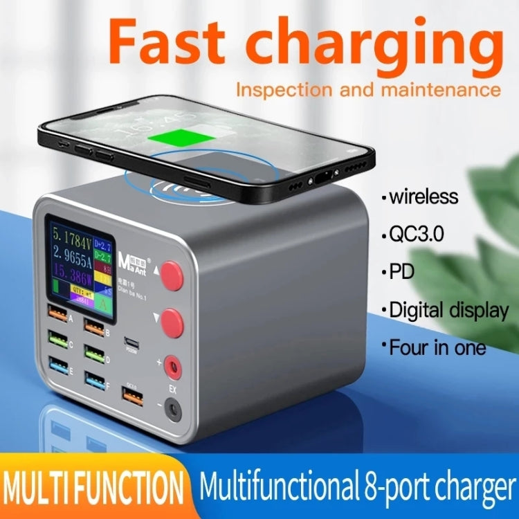 MaAnt Dianba NO.1 Multi-port Wireless USB PD Charger, US Plug, Dianba NO.1, US Plug, Dianba NO.1, EU Plug MaAnt Dianba NO.1 Multi-port Wireless USB PD Charger, US Plug, Dianba NO.1, US Plug, Dianba NO.1, EU Plug