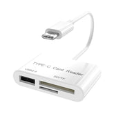 USB-C to USB SD/Micro SD Card Reader
