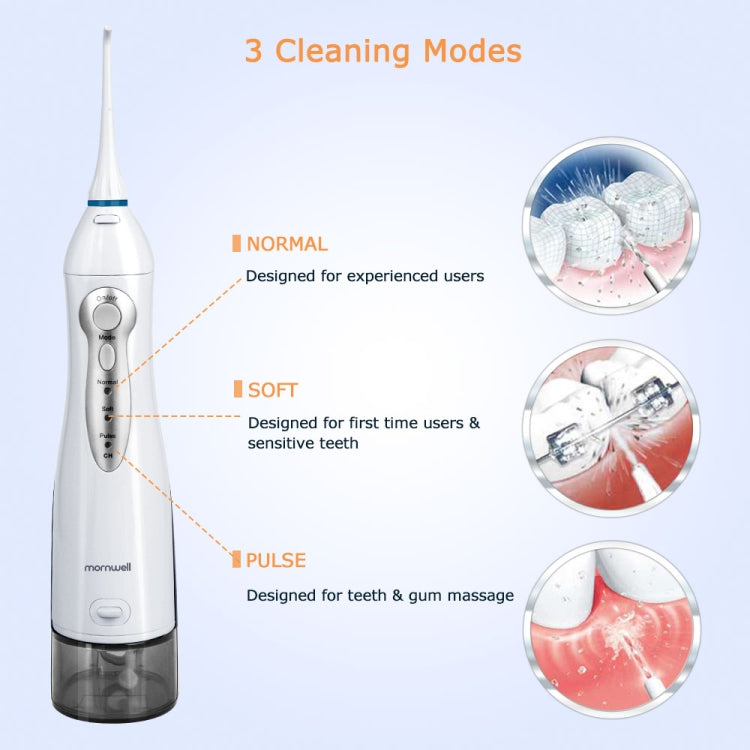 Mornwell D52 USB-Rechargeable water flosser  IPX7 Waterproof Oral Irrigator Mornwell D52 USB-Rechargeable water flosser  IPX7 Waterproof Oral Irrigator