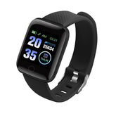 116plus 1.3 inch Color Screen Smart Bracelet IP67 Waterproof, Support Call Reminder/ Heart Rate Monitoring /Blood Pressure Monitoring/ Sleep Monitoring/Excessive Sitting Reminder/Blood Oxygen Monitoring