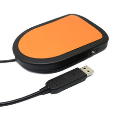 Teclado y ratón con pedal de control USB de metal para PC, 1 pedal (metal)