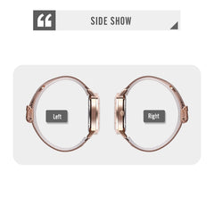 SKMEI 9204 Fashion Skeleton Rotating Dial Waterproof Business Mesh Belt Quartz Watch Men Watch