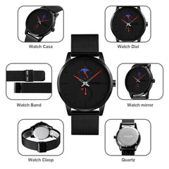 Skmei 9208 Men Quartz Watch Casual Simple Business Sports Watch for Men