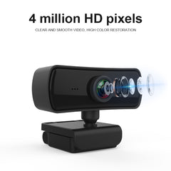 C3 400 W Pixel 2K-Auflösung Autofokus HD 1080P Webcam 360-Grad-Drehung für Live-Übertragung Videokonferenz Arbeit Webkamera mit Mikrofon USB-Treiberfrei, C3