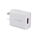 QC 3.0 18W 3A Single USB Interface Charger, AU Plug