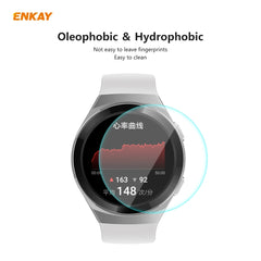 For HUAWEI Watch GT 2E 46mm Dynamic Edition ENKAY Hat-Prince 0.2mm 9H 2.15D Curved Edge Tempered Glass Screen Protector  Watch Film, 1 PCS, 2 PCS