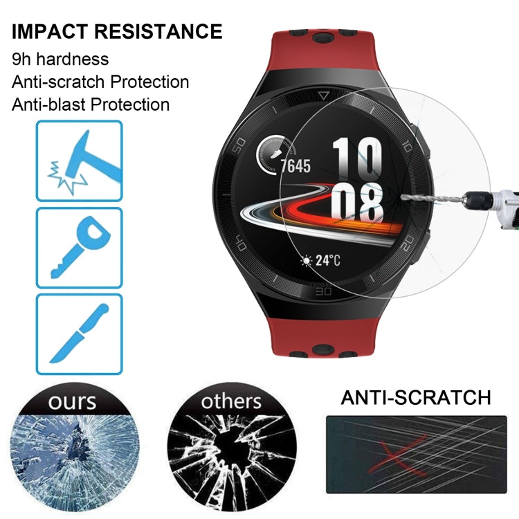 For Huawei watch GT2e watch tempered glass film 3 pieces For Huawei watch GT2e watch tempered glass film 3 pieces
