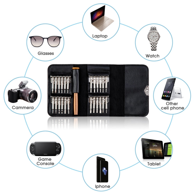 Magnetic suction 27 in 1 portable wallet type screw driver set mobile phone tablet maintenance tool, 27 in 1 Magnetic suction 27 in 1 portable wallet type screw driver set mobile phone tablet maintenance tool, 27 in 1