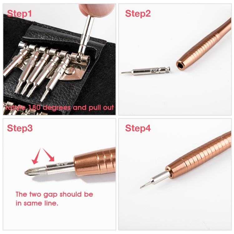 Magnetic suction 27 in 1 portable wallet type screw driver set mobile phone tablet maintenance tool, 27 in 1 Magnetic suction 27 in 1 portable wallet type screw driver set mobile phone tablet maintenance tool, 27 in 1