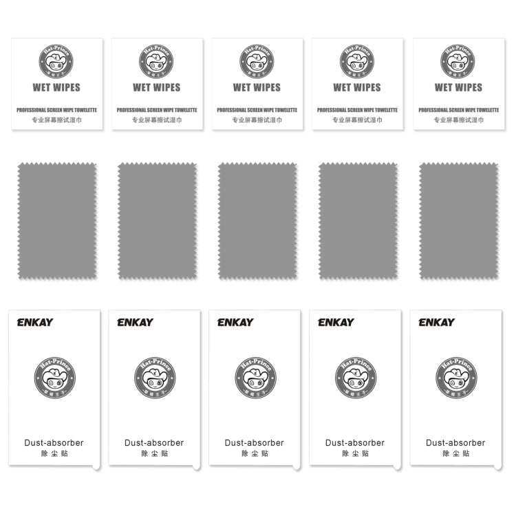 5 PCS ENKAY Hat-Prince Full Glue 0.26mm 9H 2.5D Tempered Glass Full Coverage Film 5 PCS ENKAY Hat-Prince Full Glue 0.26mm 9H 2.5D Tempered Glass Full Coverage Film