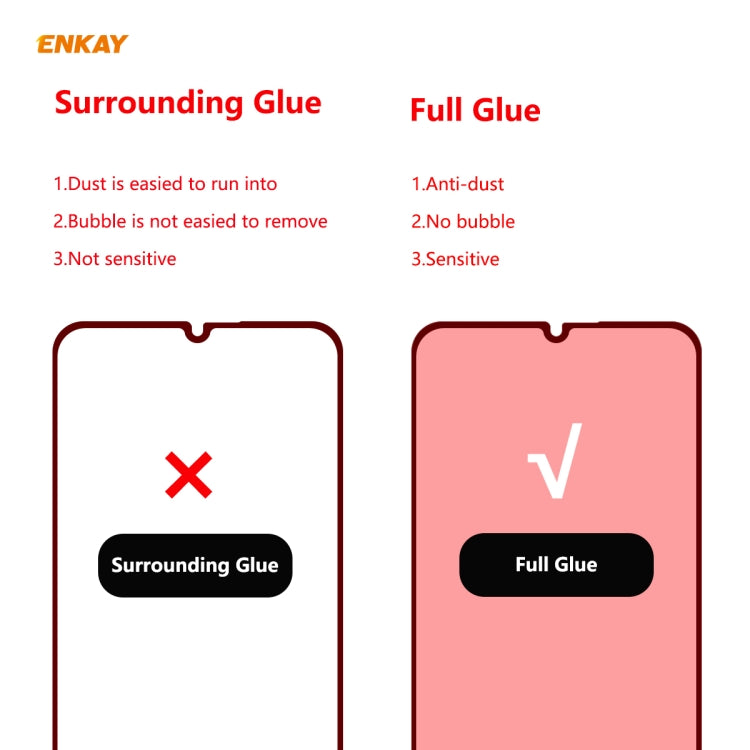 5 PCS ENKAY Hat-Prince Full Glue 0.26mm 9H 2.5D Tempered Glass Full Coverage Film 5 PCS ENKAY Hat-Prince Full Glue 0.26mm 9H 2.5D Tempered Glass Full Coverage Film
