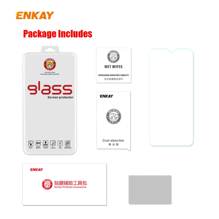 5 PCS ENKAY Hat-Prince Full Glue 0.26mm 9H 2.5D Tempered Glass Full Coverage Film 5 PCS ENKAY Hat-Prince Full Glue 0.26mm 9H 2.5D Tempered Glass Full Coverage Film