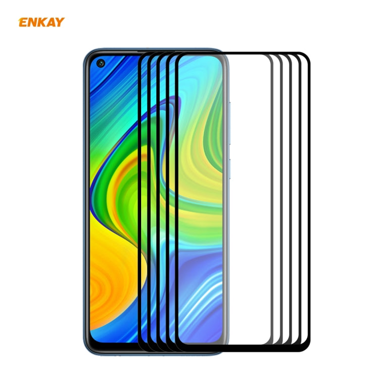 5 PCS ENKAY Hat-Prince Full Glue 0.26mm 9H 2.5D Tempered Glass Full Coverage Film 5 PCS ENKAY Hat-Prince Full Glue 0.26mm 9H 2.5D Tempered Glass Full Coverage Film
