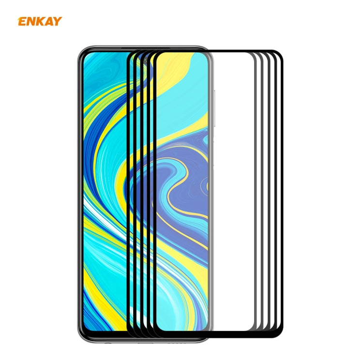 5 PCS ENKAY Hat-Prince Full Glue 0.26mm 9H 2.5D Tempered Glass Full Coverage Film 5 PCS ENKAY Hat-Prince Full Glue 0.26mm 9H 2.5D Tempered Glass Full Coverage Film