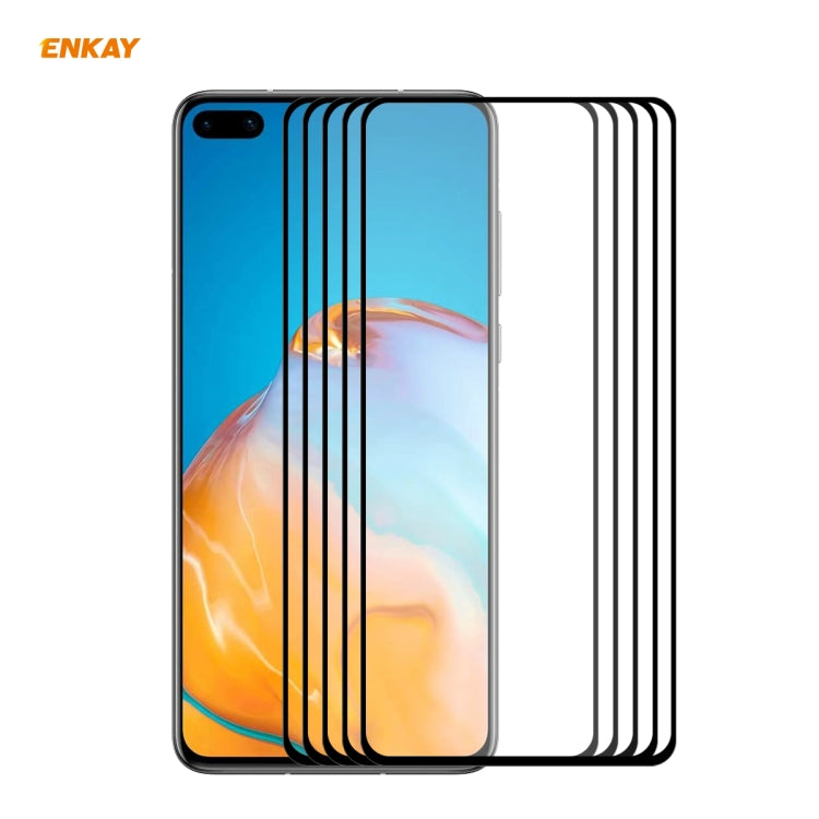 5 PCS ENKAY Hat-Prince Full Glue 0.26mm 9H 2.5D Tempered Glass Full Coverage Film 5 PCS ENKAY Hat-Prince Full Glue 0.26mm 9H 2.5D Tempered Glass Full Coverage Film