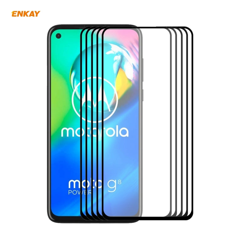 5 PCS ENKAY Hat-Prince Full Glue 0.26mm 9H 2.5D Tempered Glass Full Coverage Film 5 PCS ENKAY Hat-Prince Full Glue 0.26mm 9H 2.5D Tempered Glass Full Coverage Film