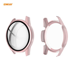 For Huawei Watch GT 2 46mm ENKAY Hat-Prince ENK-AC8202 Full Coverage PC Frosted Case + 9H Tempered Glass Protector