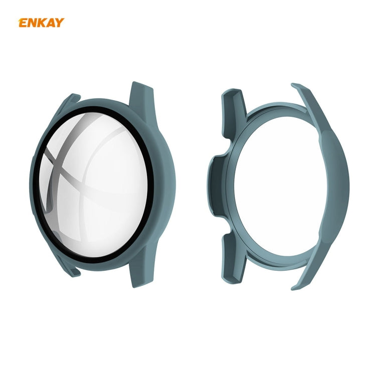 For Huawei Watch GT 2 46mm ENKAY Hat-Prince ENK-AC8202 Full Coverage PC Frosted Case + 9H Tempered Glass Protector For Huawei Watch GT 2 46mm ENKAY Hat-Prince ENK-AC8202 Full Coverage PC Frosted Case + 9H Tempered Glass Protector