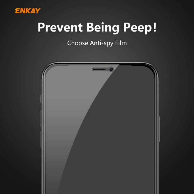 ENKAY Hat-Prince 0.26mm 9H 6D Privacy Anti-spy Full Screen Tempered Glass Film, For iPhone 12 mini 5.4, For iPhone 12 / 12 Pro 6.1, For iPhone 12 Pro Max 6.7 ENKAY Hat-Prince 0.26mm 9H 6D Privacy Anti-spy Full Screen Tempered Glass Film, For iPhone 12 mini 5.4, For iPhone 12 / 12 Pro 6.1, For iPhone 12 Pro Max 6.7
