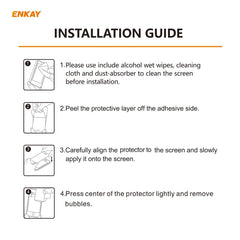 ENKAY Hat-Prince Full Glue 0.26mm 9H 2.5D Tempered Glass Full Coverage Film