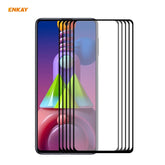 5 PCS ENKAY Hat-Prince Full Glue 0.26mm 9H 2.5D Tempered Glass Full Coverage Film