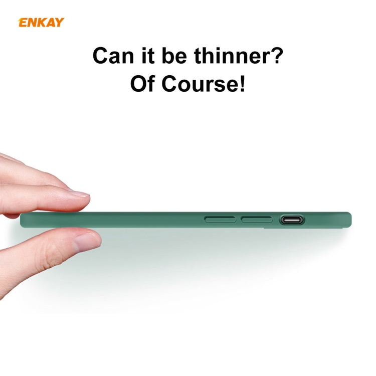 For iPhone 12 Hat-Prince ENKAY ENK-PC0682 Liquid Silicone Straight Edge Shockproof Case + 0.26mm 9H 2.5D Full Glue Tempered Glass Film, For iPhone 12 For iPhone 12 Hat-Prince ENKAY ENK-PC0682 Liquid Silicone Straight Edge Shockproof Case + 0.26mm 9H 2.5D Full Glue Tempered Glass Film, For iPhone 12