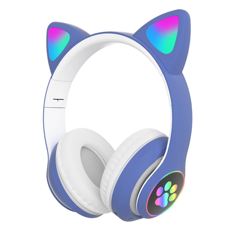 TN-28 3.5mm Bluetooth 5.0 Dual Connection RGB Cat Ear Bass Stereo Noise-cancelling Headphones Support TF Card With Mic TN-28 3.5mm Bluetooth 5.0 Dual Connection RGB Cat Ear Bass Stereo Noise-cancelling Headphones Support TF Card With Mic