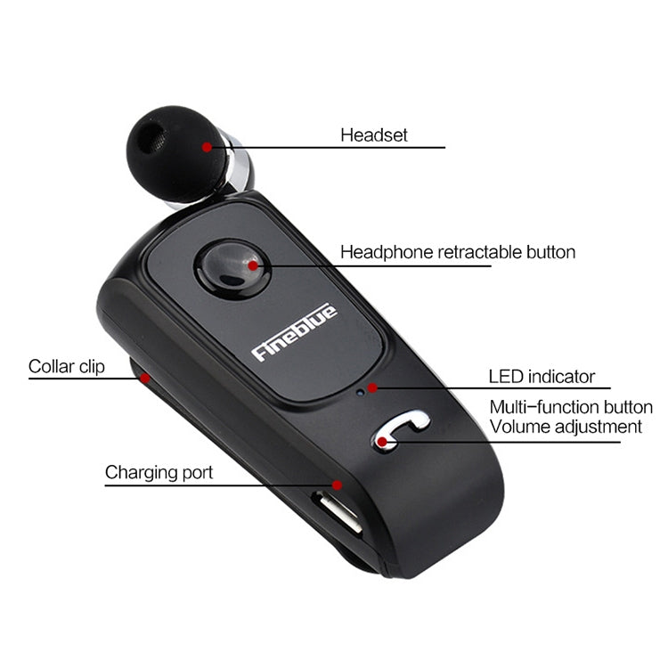 F920 CSR4.1 Retractable Cable Caller Vibration Reminder Anti-theft Bluetooth Headset, Black, White, Gold, Silver, Gray F920 CSR4.1 Retractable Cable Caller Vibration Reminder Anti-theft Bluetooth Headset, Black, White, Gold, Silver, Gray