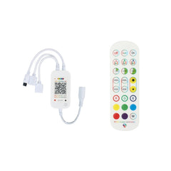 WiFi Smart 4 Pin RGB LED Strip Light Contoller APP Remote Voice Control Works with Alexa Echo, 5-24V