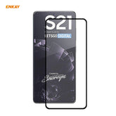 For Samsung Galaxy S30 ENKAY Hat-Prince Full Glue 0.26mm 9H 2.5D Tempered Glass Full Coverage Film Support Fingerprint Unlock, For Samsung Galaxy S21 5G (1 PC), 2pcsFor Samsung Galaxy S21 5G (2pcs), For Samsung Galaxy S21 5G (5pcs)