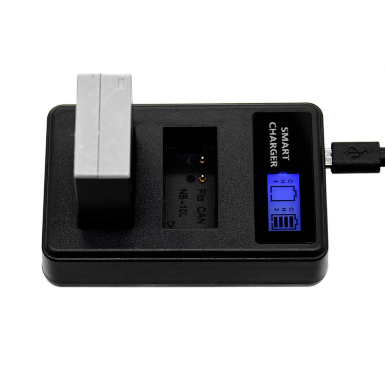 For Canon NB-10L Battery Smart LCD Display USB Dual-Channel Charger For Canon NB-10L Battery Smart LCD Display USB Dual-Channel Charger