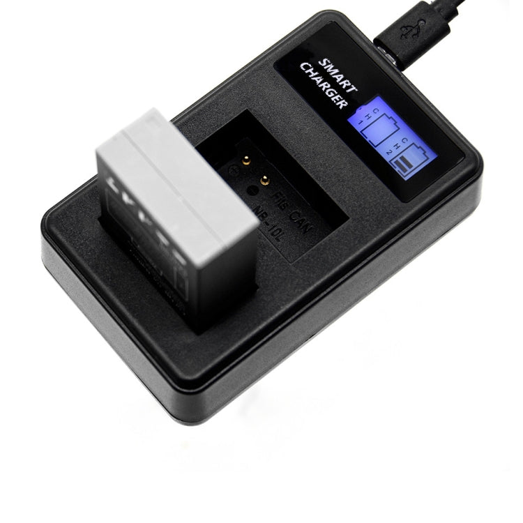 For Canon NB-10L Battery Smart LCD Display USB Dual-Channel Charger For Canon NB-10L Battery Smart LCD Display USB Dual-Channel Charger