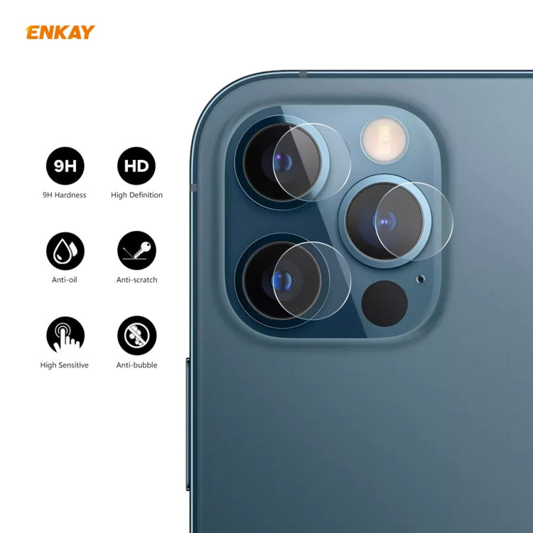 For iPhone 12 Pro / 12 Pro Max ENKAY Hat-Prince 0.2mm 9H 2.15D Round Edge Rear Camera Lens Tempered Glass Film 3 PCS/Set, 1 Set, 2 Set, 5 Set, 10 Set For iPhone 12 Pro / 12 Pro Max ENKAY Hat-Prince 0.2mm 9H 2.15D Round Edge Rear Camera Lens Tempered Glass Film 3 PCS/Set, 1 Set, 2 Set, 5 Set, 10 Set
