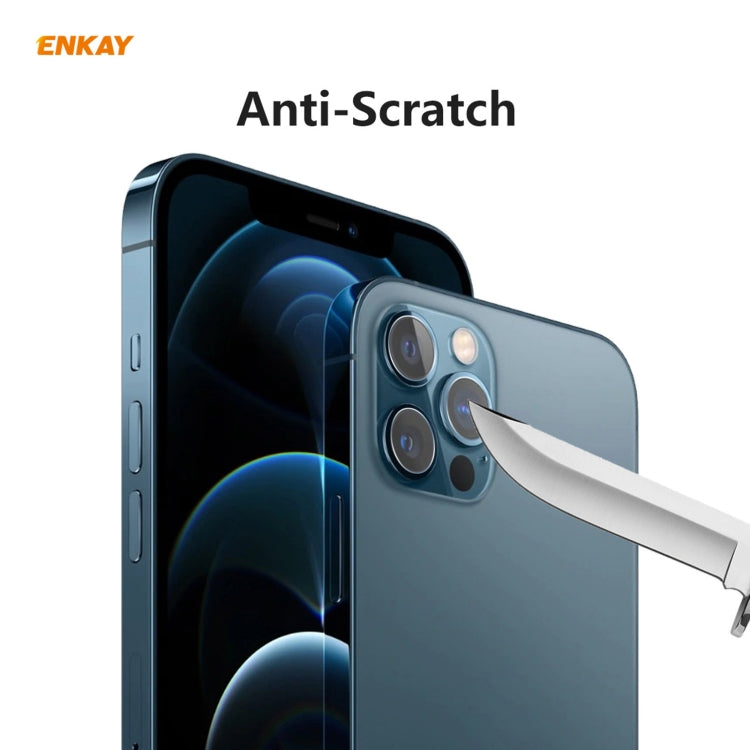 For iPhone 12 Pro / 12 Pro Max ENKAY Hat-Prince 0.2mm 9H 2.15D Round Edge Rear Camera Lens Tempered Glass Film 3 PCS/Set, 1 Set, 2 Set, 5 Set, 10 Set For iPhone 12 Pro / 12 Pro Max ENKAY Hat-Prince 0.2mm 9H 2.15D Round Edge Rear Camera Lens Tempered Glass Film 3 PCS/Set, 1 Set, 2 Set, 5 Set, 10 Set