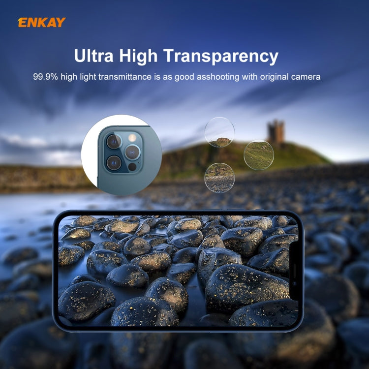 For iPhone 12 Pro / 12 Pro Max ENKAY Hat-Prince 0.2mm 9H 2.15D Round Edge Rear Camera Lens Tempered Glass Film 3 PCS/Set, 1 Set, 2 Set, 5 Set, 10 Set For iPhone 12 Pro / 12 Pro Max ENKAY Hat-Prince 0.2mm 9H 2.15D Round Edge Rear Camera Lens Tempered Glass Film 3 PCS/Set, 1 Set, 2 Set, 5 Set, 10 Set