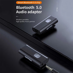 Receptor de audio Bluetooth 5.0 Lavalier SR11 Adaptador Bluetooth compatible con tarjeta TF, SR11