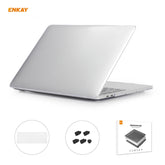 ENKAY 3 in 1 Crystal Laptop Protective Case + EU Version TPU Keyboard Film + Anti-dust Plugs Set for MacBook Pro 15.4 inch A1707 & A1990 (with Touch Bar), For MacBook Pro 15.4 inch A1707 (with Touch Bar)