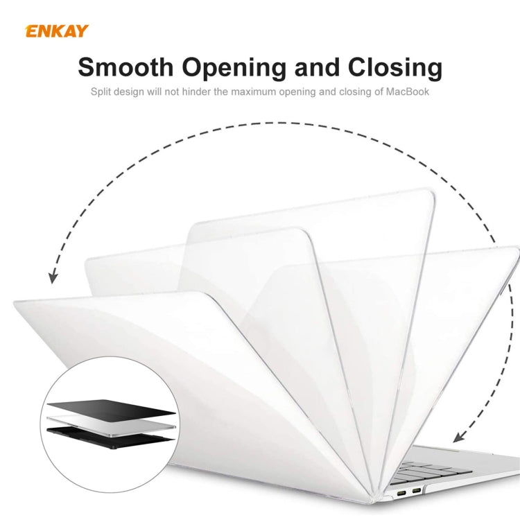 ENKAY 3 in 1 Crystal Laptop Protective Case + US Version TPU Keyboard Film + Anti-dust Plugs Set for MacBook Air 13.3 inch A1932 (2018), For MacBook Air 13.3 inch A1932 (2018) ENKAY 3 in 1 Crystal Laptop Protective Case + US Version TPU Keyboard Film + Anti-dust Plugs Set for MacBook Air 13.3 inch A1932 (2018), For MacBook Air 13.3 inch A1932 (2018)
