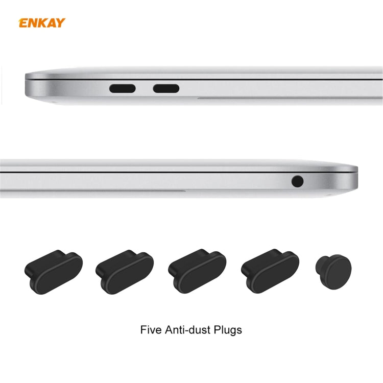 ENKAY 3 in 1 Crystal Laptop Protective Case + US Version TPU Keyboard Film + Anti-dust Plugs Set for MacBook Air 13.3 inch A1932 (2018), For MacBook Air 13.3 inch A1932 (2018) ENKAY 3 in 1 Crystal Laptop Protective Case + US Version TPU Keyboard Film + Anti-dust Plugs Set for MacBook Air 13.3 inch A1932 (2018), For MacBook Air 13.3 inch A1932 (2018)