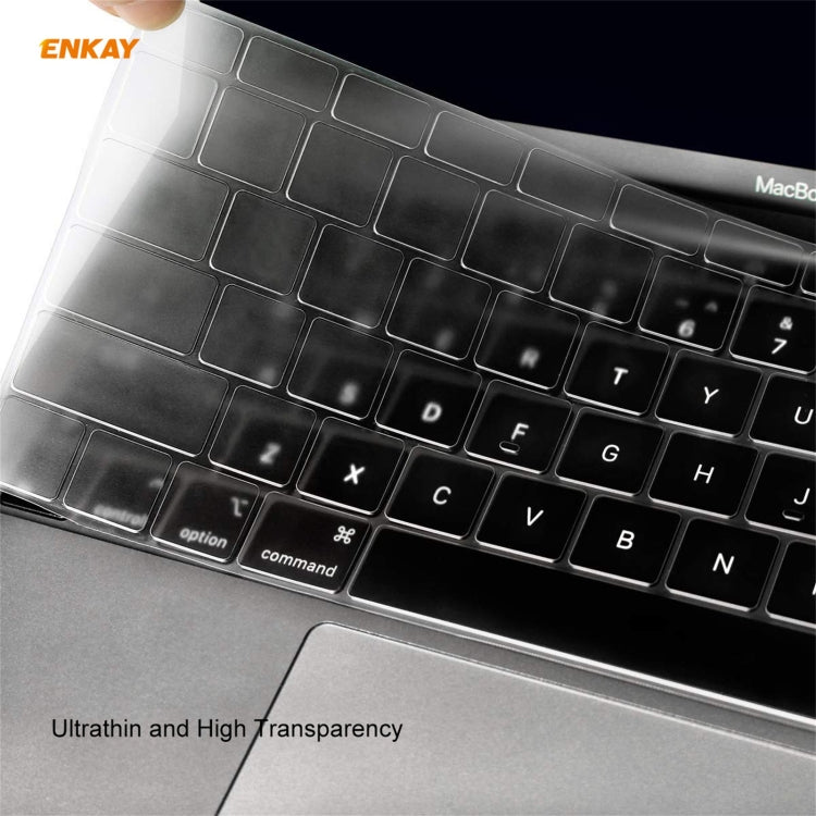 ENKAY 3 in 1 Crystal Laptop Protective Case + US Version TPU Keyboard Film + Anti-dust Plugs Set for MacBook Air 13.3 inch A1932 (2018), For MacBook Air 13.3 inch A1932 (2018) ENKAY 3 in 1 Crystal Laptop Protective Case + US Version TPU Keyboard Film + Anti-dust Plugs Set for MacBook Air 13.3 inch A1932 (2018), For MacBook Air 13.3 inch A1932 (2018)