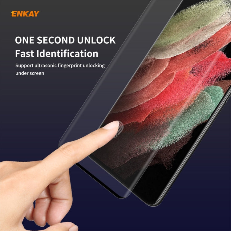 For Samsung Galaxy S21 Ultra ENKAY Hat-Prince 0.26mm 9H 3D Explosion-proof Full Screen Curved Heat Bending Tempered Glass Film For Samsung Galaxy S21 Ultra ENKAY Hat-Prince 0.26mm 9H 3D Explosion-proof Full Screen Curved Heat Bending Tempered Glass Film