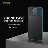 MOFI Xing Dun Series PC + TPU Anti-peep Waterproof And Anti-drop All-inclusive Protective Shell, Translucent Frosted, For INFINIX Note8