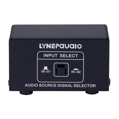 B101 2 In 1 Out (1 In 2 Out) Audio Source Signal Selection Switcher Computer Speaker  RCA Lossless Audio Source Switcher, B101