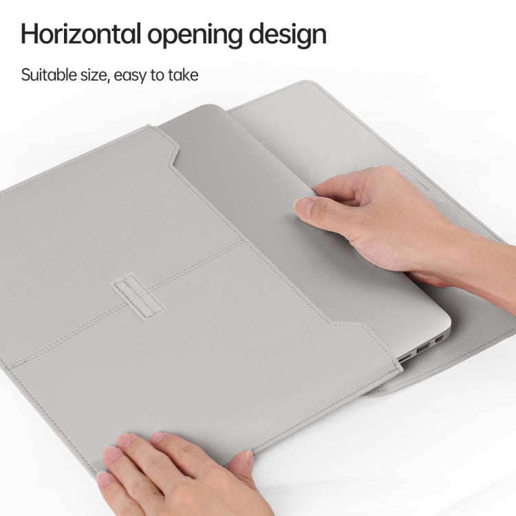 Litchi Pattern PU Leather Waterproof Ultra-thin Protection Liner Bag Briefcase Laptop Carrying Bag for 13-14 inch Laptops, For 13-14 inch Litchi Pattern PU Leather Waterproof Ultra-thin Protection Liner Bag Briefcase Laptop Carrying Bag for 13-14 inch Laptops, For 13-14 inch