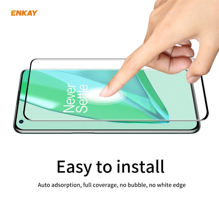 For OnePlus 9 Pro ENKAY Hat-Prince 0.26mm 9H 3D Explosion-proof Full Screen Curved Heat Bending Tempered Glass Film, 1 PCS, 2 PCS, 5 PCS For OnePlus 9 Pro ENKAY Hat-Prince 0.26mm 9H 3D Explosion-proof Full Screen Curved Heat Bending Tempered Glass Film, 1 PCS, 2 PCS, 5 PCS