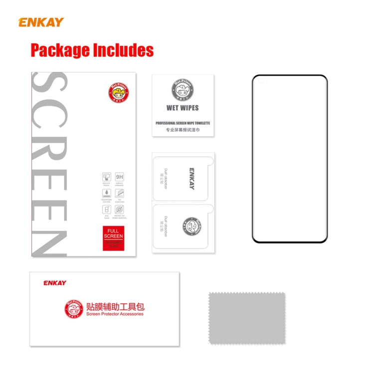 For OnePlus 9 Pro ENKAY Hat-Prince 0.26mm 9H 3D Explosion-proof Full Screen Curved Heat Bending Tempered Glass Film, 1 PCS, 2 PCS, 5 PCS For OnePlus 9 Pro ENKAY Hat-Prince 0.26mm 9H 3D Explosion-proof Full Screen Curved Heat Bending Tempered Glass Film, 1 PCS, 2 PCS, 5 PCS