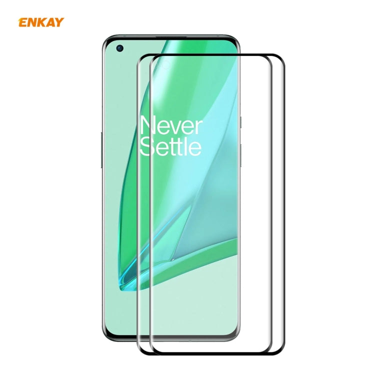 For OnePlus 9 Pro ENKAY Hat-Prince 0.26mm 9H 3D Explosion-proof Full Screen Curved Heat Bending Tempered Glass Film, 1 PCS, 2 PCS, 5 PCS For OnePlus 9 Pro ENKAY Hat-Prince 0.26mm 9H 3D Explosion-proof Full Screen Curved Heat Bending Tempered Glass Film, 1 PCS, 2 PCS, 5 PCS