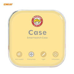ENKAY Hat-prince Full Coverage TPU Case + Tempered Glass Protector for Apple Watch Series 6 / 5 / 4 / SE 44mm