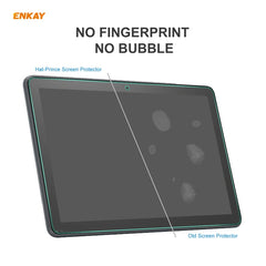 For Amazon Fire HD 10 / HD 10 Plus 2021 ENKAY Hat-Prince 0.33mm 9H Surface Hardness 2.5D Explosion-proof Tempered Glass Protector Film, 1 PCS, 2 PCS